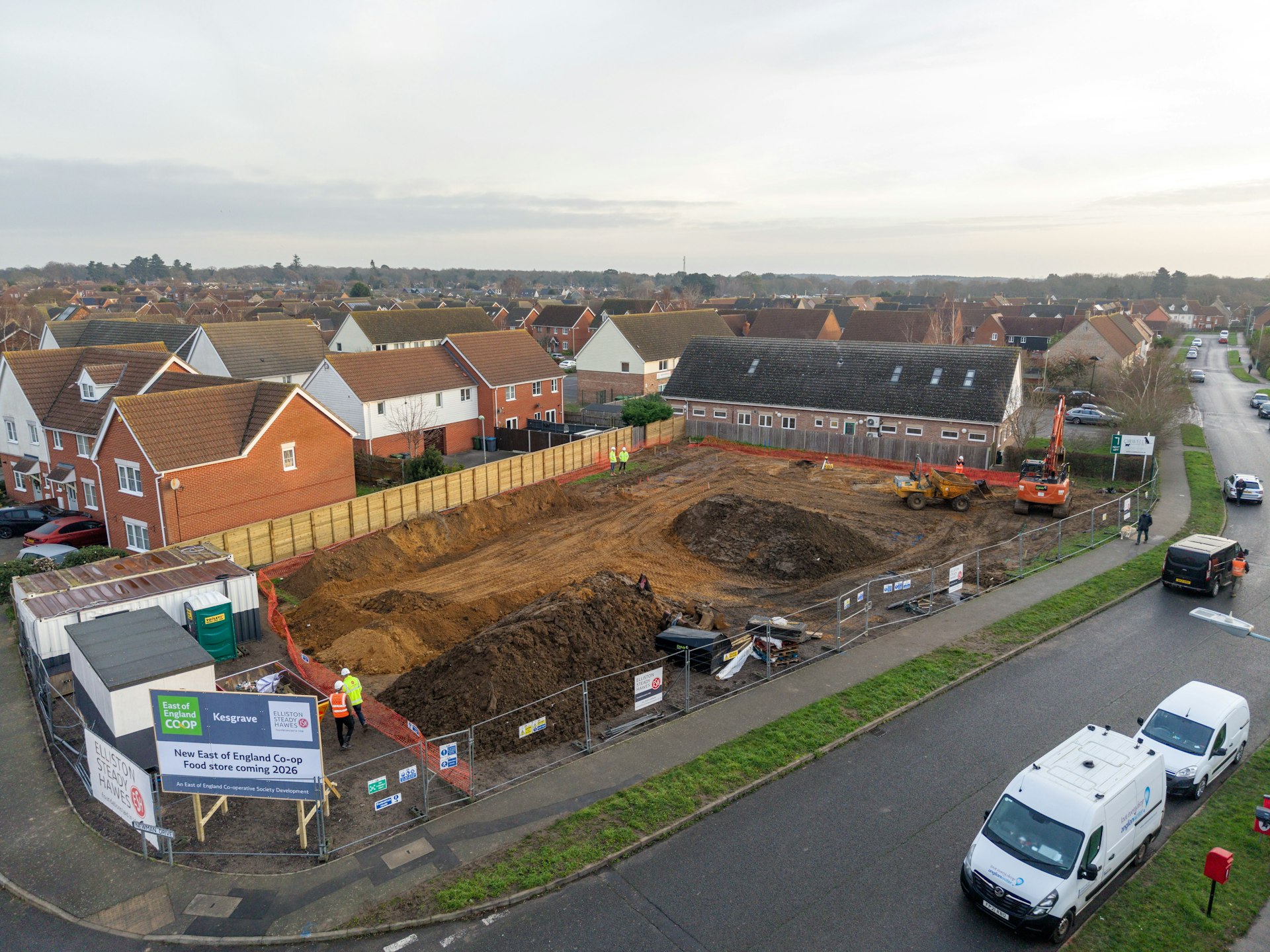 Aerial photo of land